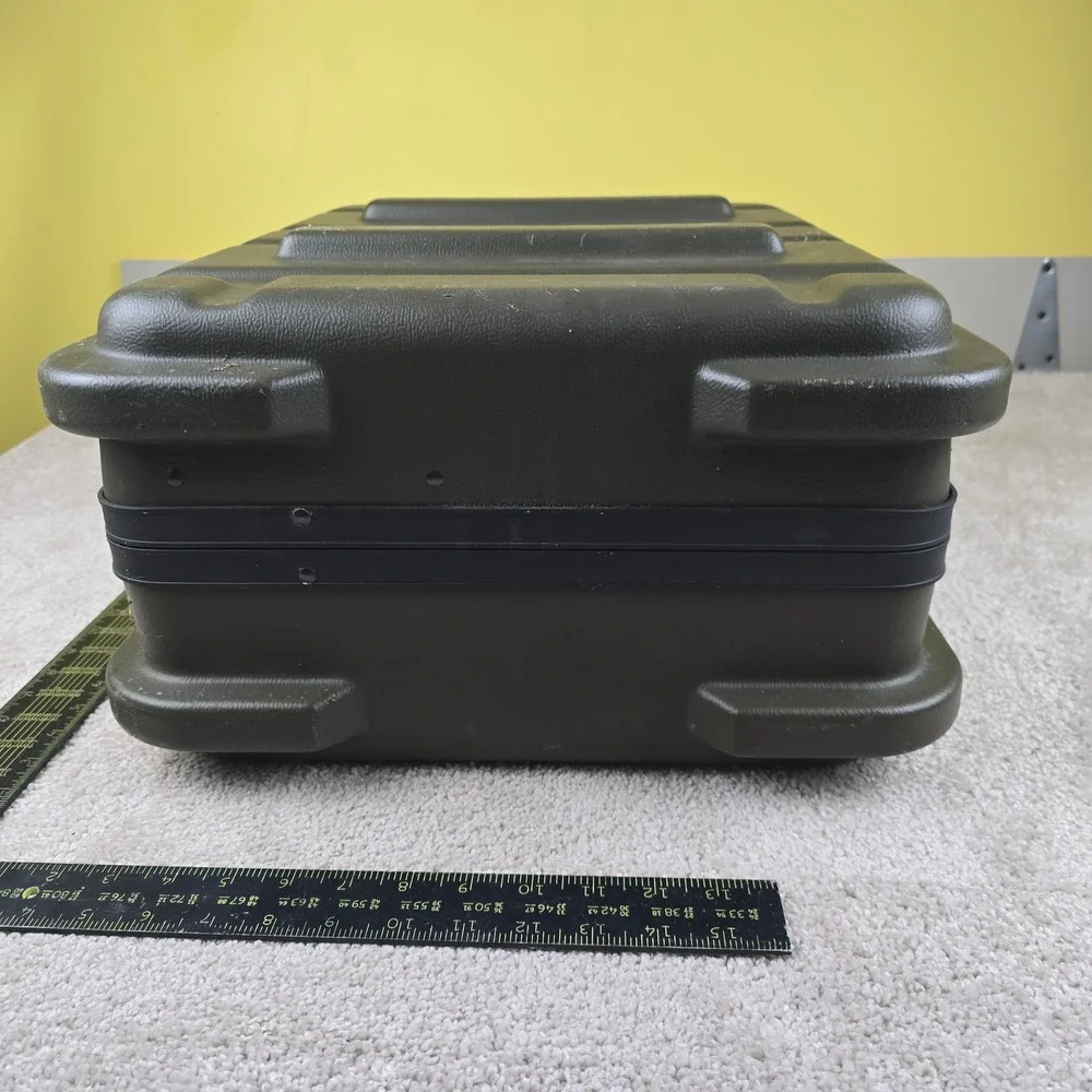 Jensen Tool Case Olive Drab Hard Shell Technician Briefcase Combination Lock